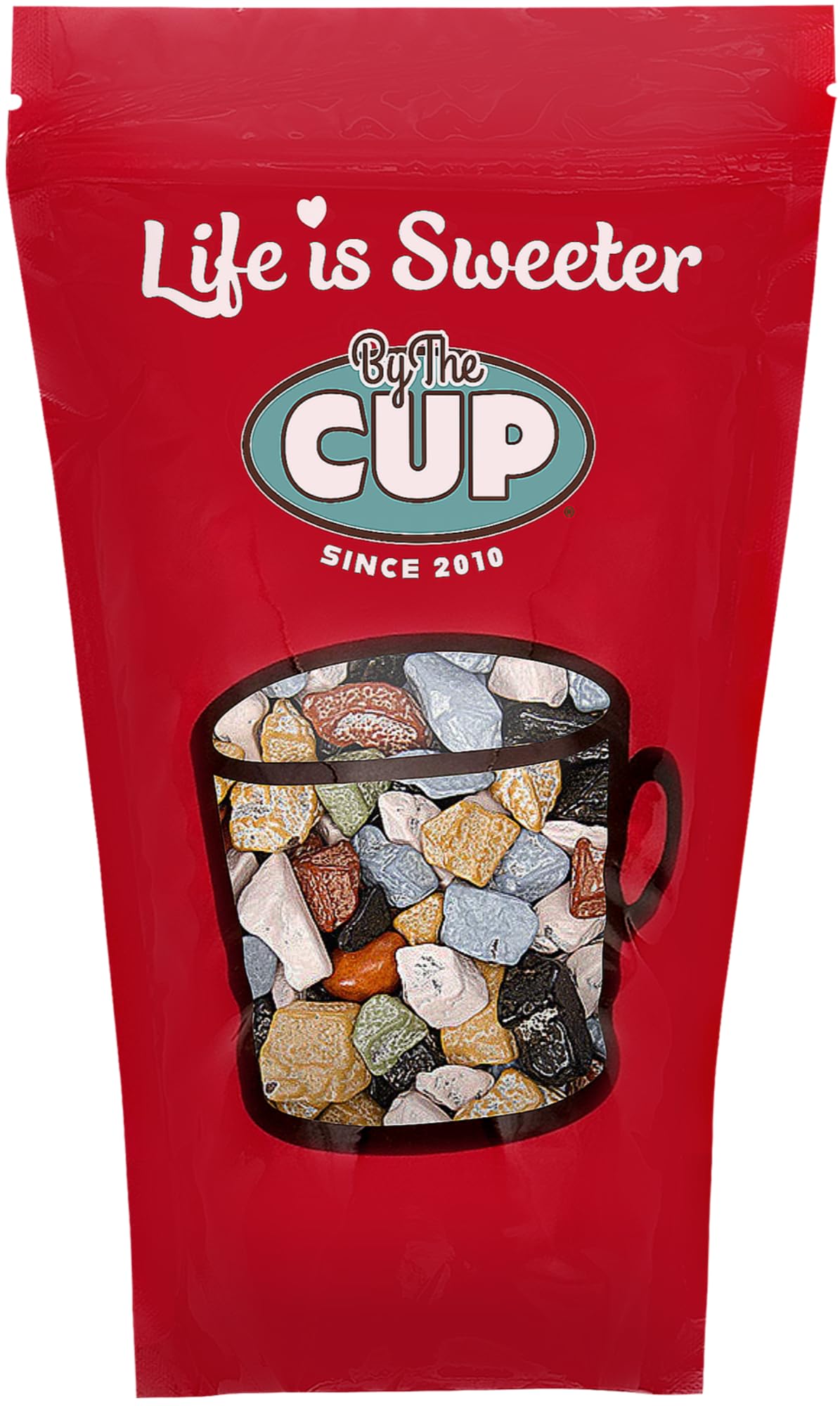 By The Cup Candy Coated Chocolate Rocks, 3 Lb Bulk Bag