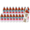 Snapple Zero Sugar Raspberry All Natural Tea 16 fl oz Plastic Bottles 16 Pack + 15 Sugarcane Disposable Straws by KOOL8SHOP Infi