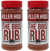 Killer Hogs The Bbq Rub Pack Of 2 Bottles | Championship Grill Seasoning For Beef, Steak, Burgers, Pork, And Chicken | Contains Two 11 Ounce Bottles (2-Pack)