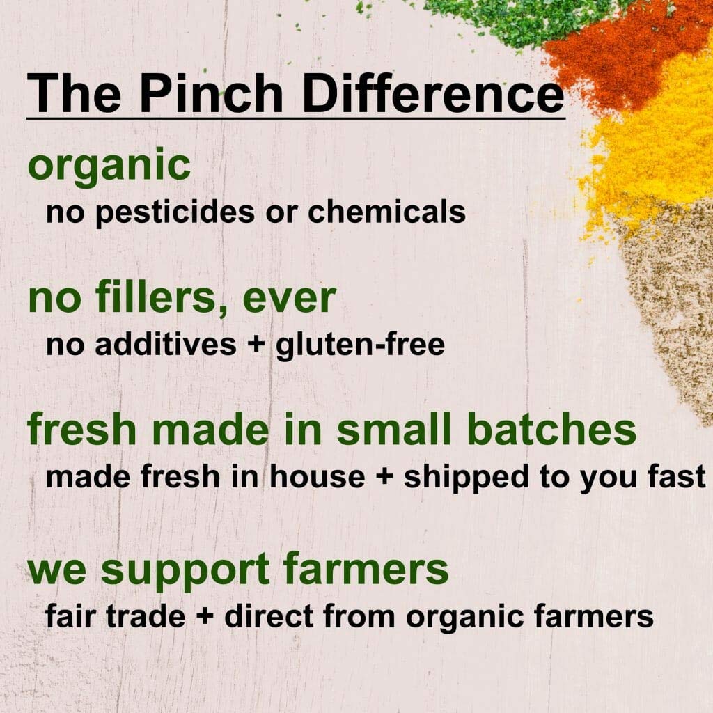 Pinch Spice Market Organic Bird's Eye Chili Powder - Fair Trade African Chili, 4 oz - Spicy Seasoning for Cooking and Baking