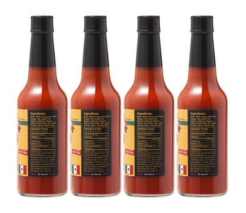 Gringo Bandito Hot Sauce, Original Red, 10 Ounce (Pack of 4)