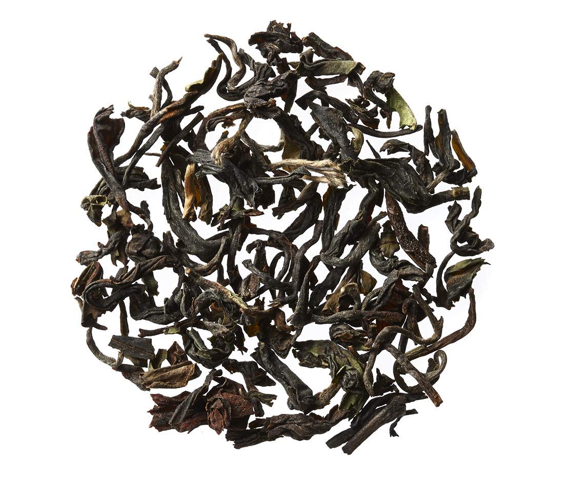 Golden Moon Tea Organic Darjeeling Black Tea Loose Leaf Non-GMO 1 Ounce