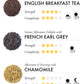 Twg Tea | Classic S | 3 Varieties | Limited Availability Tea Blends | 15 Hand Sewn Cotton Tea Bags | Gift Set