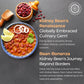 Pride Of India - Indian Whole Dark Kidney Beans - Protein & Fiber Rich Rajma, 3.0 Pound Jar