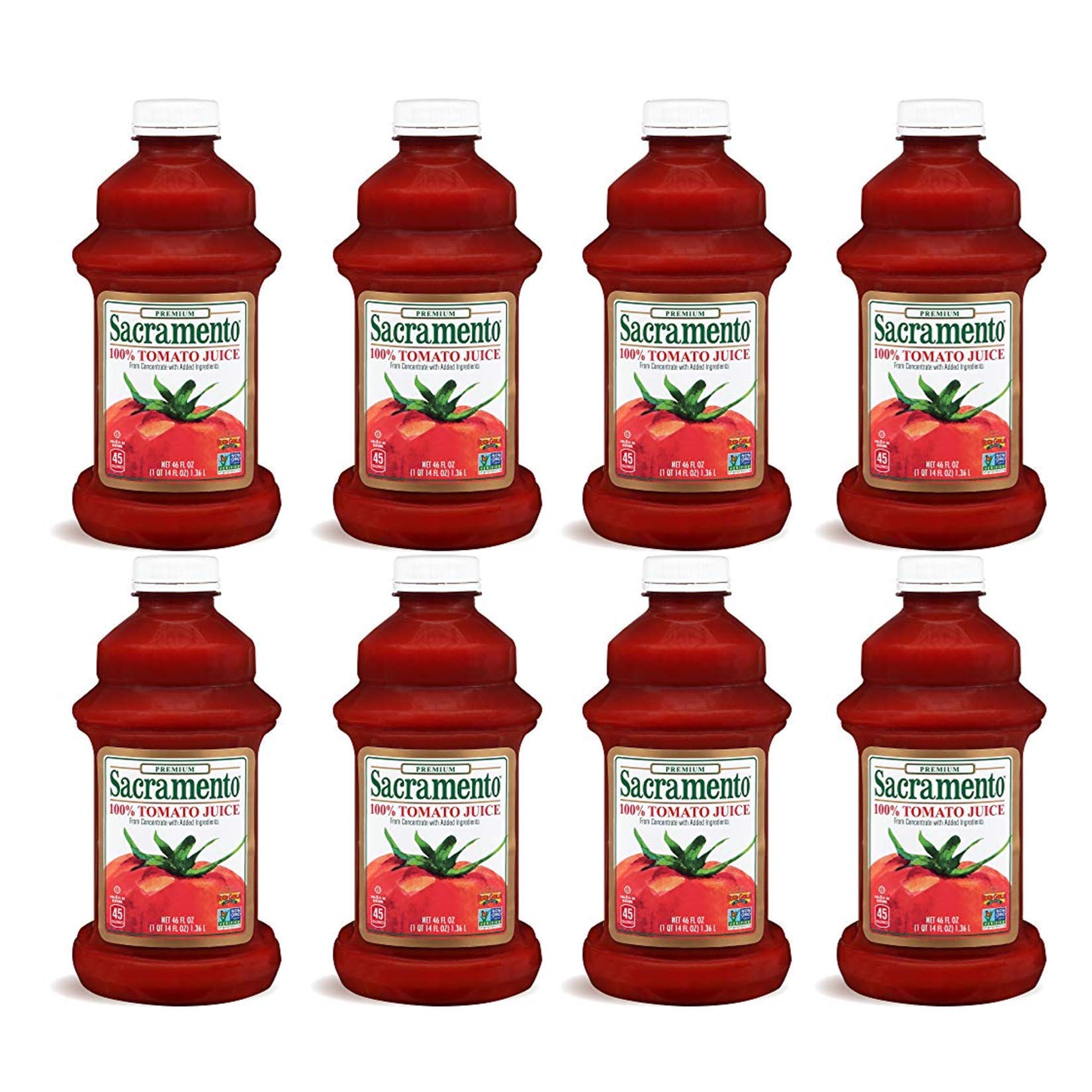 Sacramento Tomato Juice, 46oz Bottle (Pack of 8)