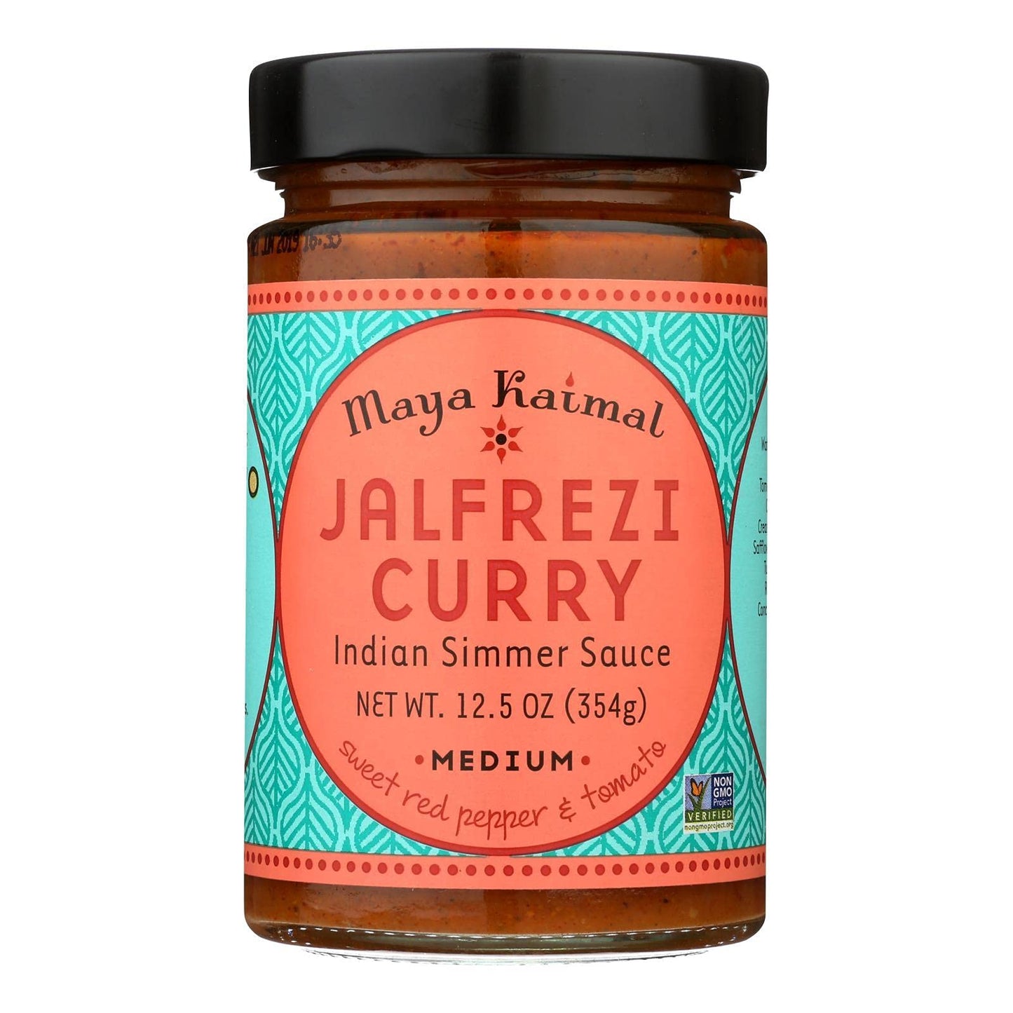 Maya Kaimal Jalfrezi Curry Medium Indian Simmer Sauce, 12.5 Ounce -- 6 per case.