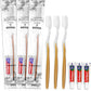 Hqslsund 50 Pack Disposable Toothbrushes With Toothpaste Individually Wrapped, Travel Toothbrush Kit, Hotel Toothbrushes Bulk Fo