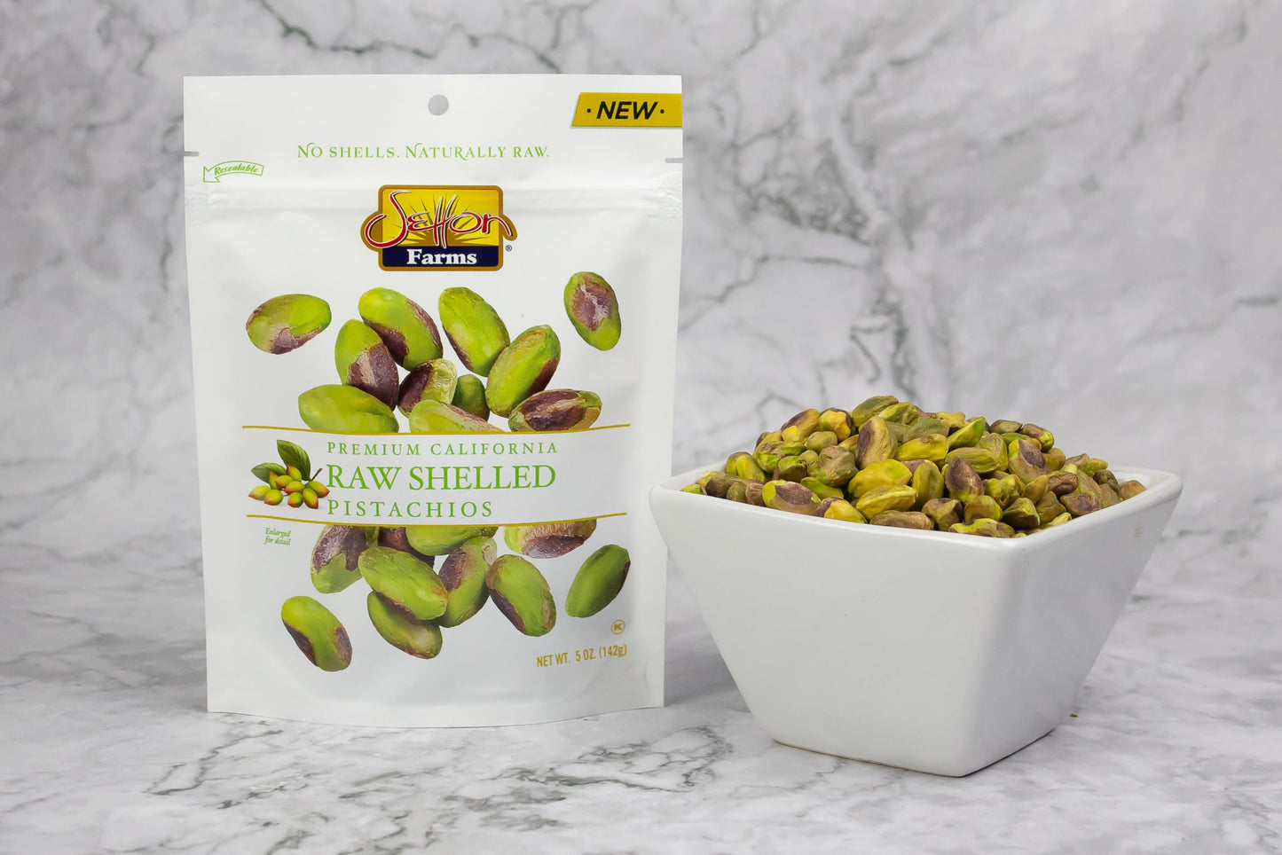 Setton Farms Shelled Pistachios, Non-GMO, Gluten Free, Vegan, 20 oz Value Bag, Raw