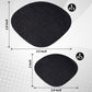 HTZNHXT 8-Pair Black Self-Adhesive Shoe Patches for Holes, Heel Repair for Sneakers, Leather & High Heels