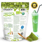 MATCHA DNA Organic Culinary Grade Matcha Green Tea - 12 Ounce Bag, USDA Certified, Pure Matcha, Vibrant Green Color