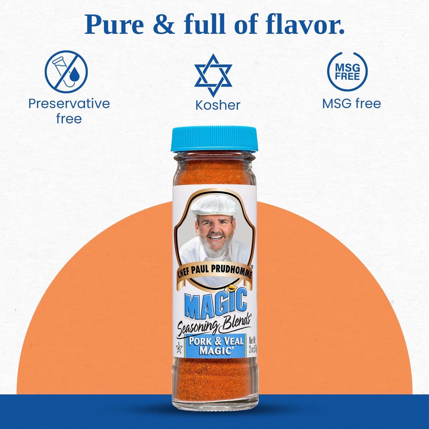 Magic Seasoning Blends Pork & Veal Magic Seasoning, Bold & Smoky, 2 oz (Pack of 1)