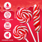 Red White Twisty & Swirl Lollipops 32Pk (16 Twist & 16 Swirl), Valentine'S Day Lollipops Candy Individually Wrapped Bulk - Red C