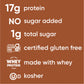 Nutrail 17G Protein Nut Granola Cereal, Chocolate No Sugar Added, Keto, Low Carb, Gluten Free, Grain Free, Healthy Breakfast 8 O