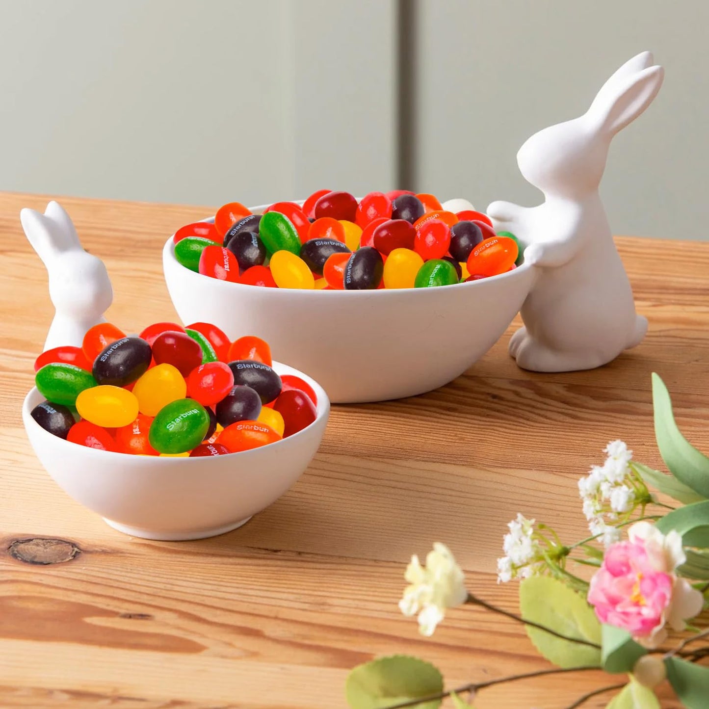 Bulk Jelly Bean Candy Large Bucket - 54oz Assorted Fruity Flavors, Soft, Chewy JellyBeans Bulk Resealable Jar for Easter Baskets