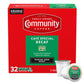 Community Coffee Café Special Decaf Medium-Dark Roast K-Cup Pods, 32 Count