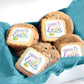 Happy Easter Cookie Gift Basket Chocolate Chip Cookies Fudge Filled For Men Women Kids | Individually Wrapped | Large Cookies Fr