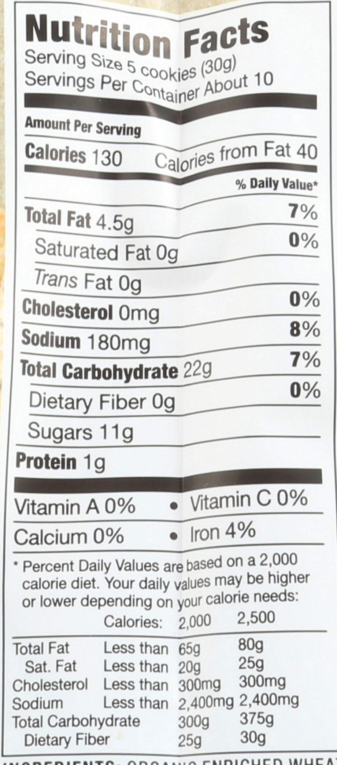 Mi-Del Vanilla Snap Cookies, 10 oz Bags, Pack of 12, Gluten-Free, No Artificial Colors or Flavors