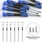Kingsdun Eyeglass Repair Kits, Eye Glasses Repairing Set With Precision Phillips Flat Head Screwdriver & 1200Pcs Screws, Curved