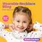 Fresh Finest Candy Necklaces - 36-Count Bulk, Individually Wrapped, Ideal for Party Favors and Goody Bags