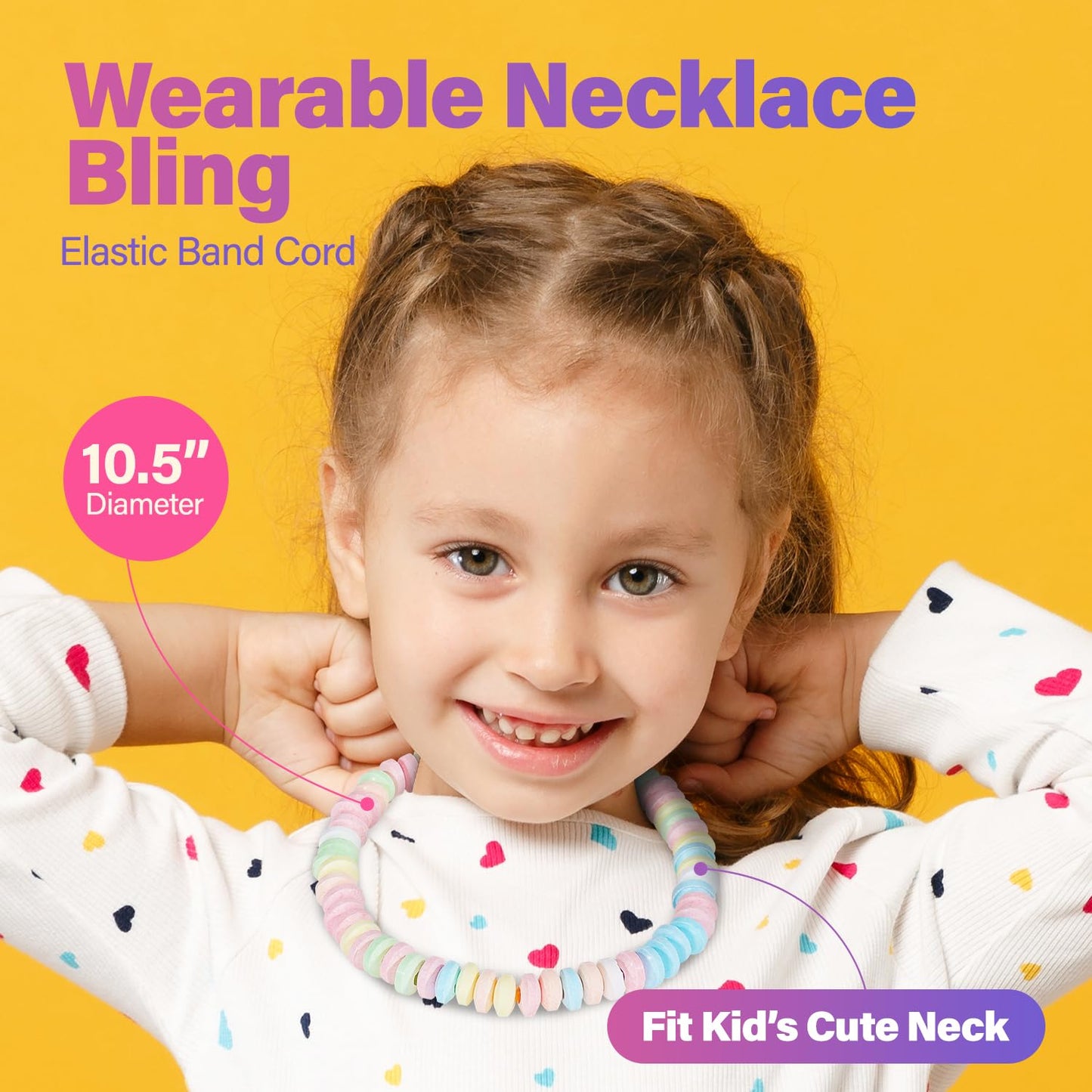 Fresh Finest Candy Necklaces - 36-Count Bulk, Individually Wrapped, Ideal for Party Favors and Goody Bags