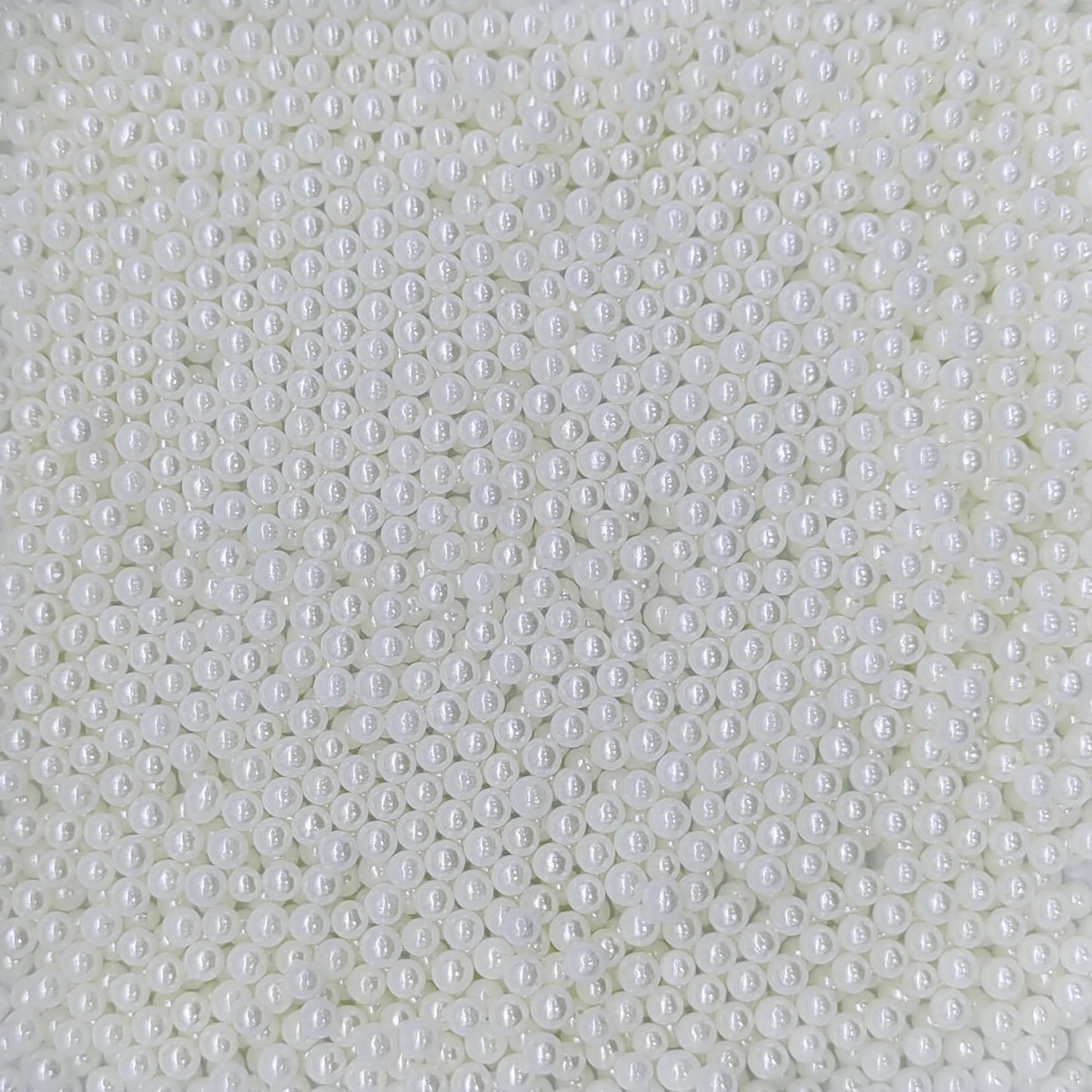 Edible White Pearl Sugar Sprinkles Candy 4Mm Mini Pearls Cake Decorations Cupcake Toppers Cookie Decorating Perfect For Wedding