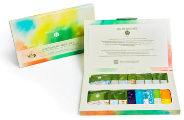 Palais Des Th  S - Discovery Gift Set Box With Premium Flavored Teas - Organic Selection Of Biodegradable Tea Bags - 18 Tea Bags