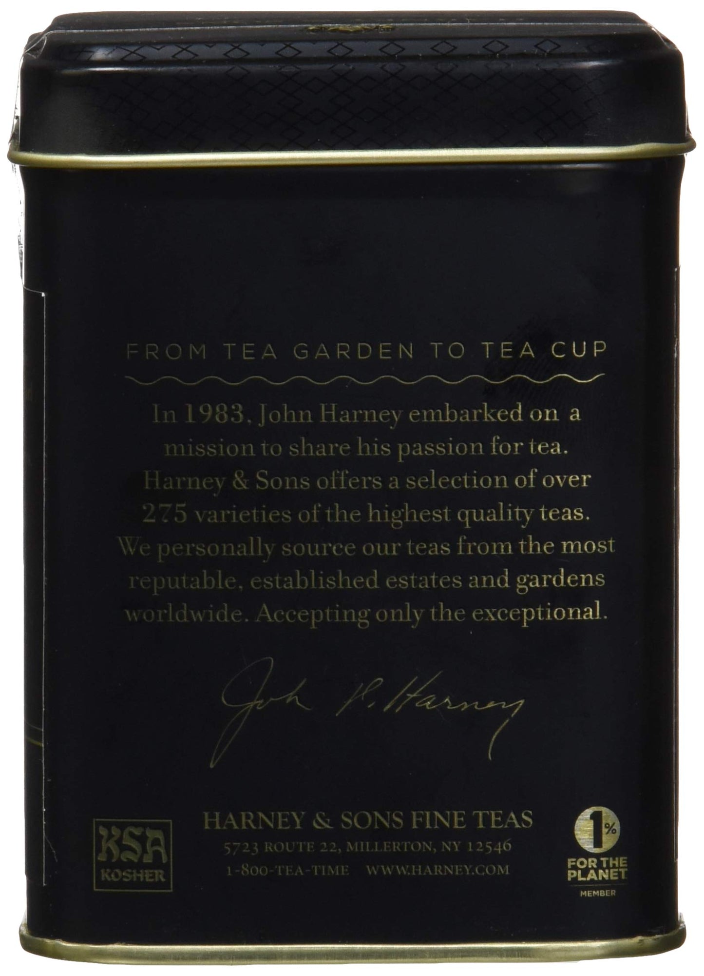 Decaffeinated Earl Grey, Loose Tea In 4 Ounce Tin