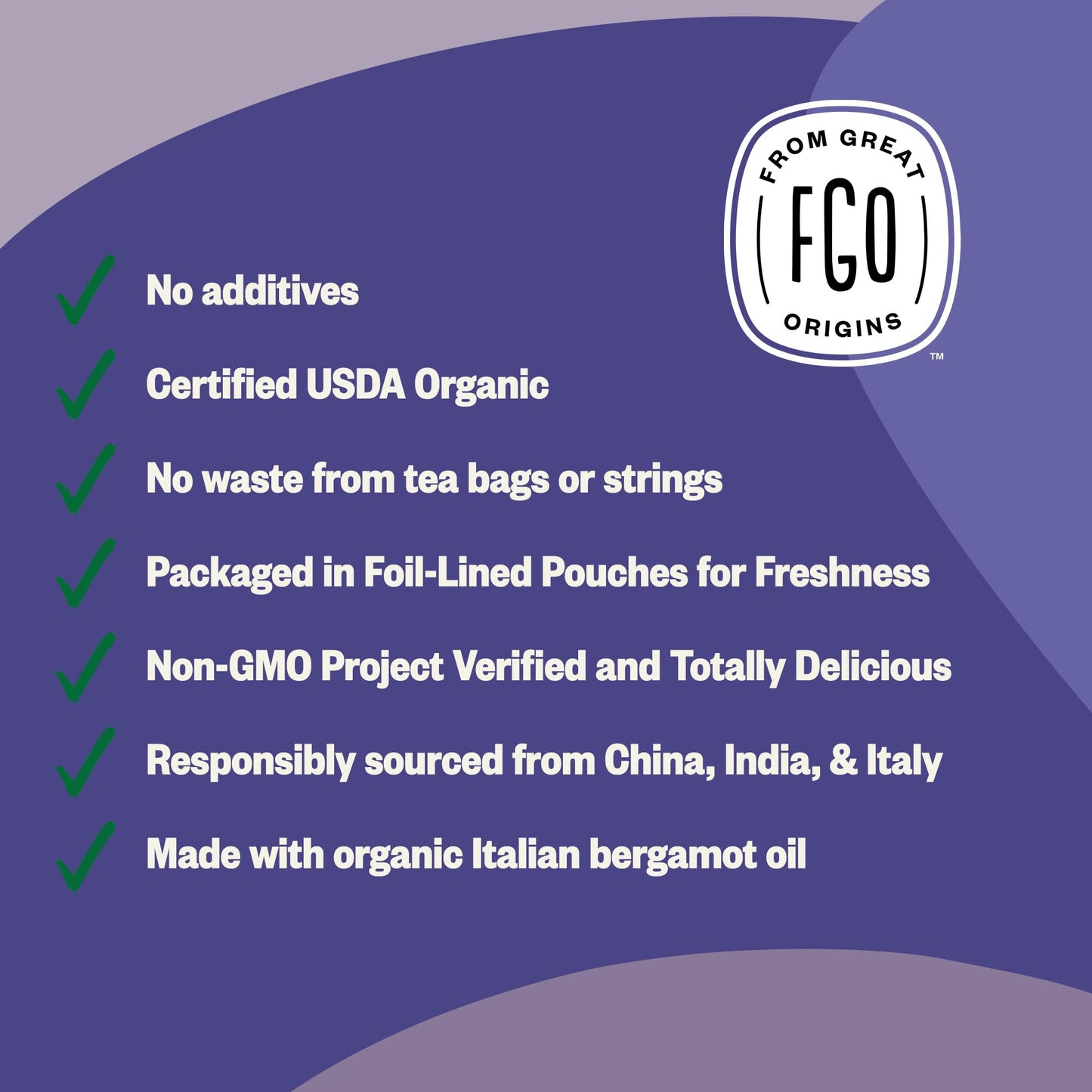 Fgo Organic Earl Grey Loose Leaf Tea, Resealable Kraft Bag, 16Oz, Packaging May Vary (Pack Of 1)
