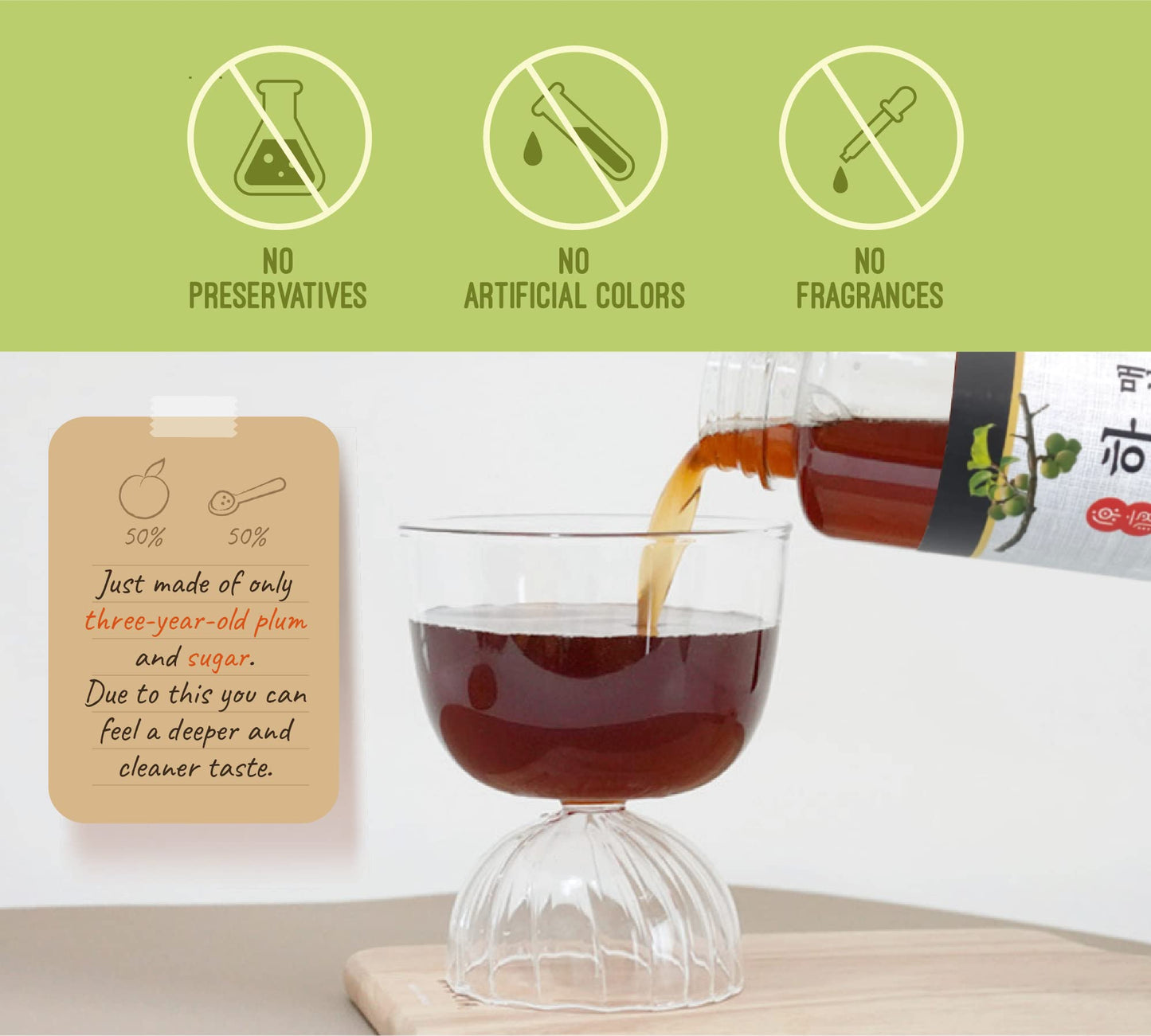 Pure Korean Handmade Plum Extract Syrup 900Ml (30.4 Fl Oz)) / All-Purpose Maesil Extract / Maesil For Cooking And Tea /