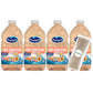 Ocean Spray Cran Peach Juice Drink, 64 fl oz, Pack of 4, Includes 15 Sugarcane Straws