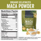 Viva Naturals Organic Maca Powder, Gelatinized, Vegan, Gluten-Free, 8 oz Resealable Bag