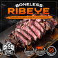 Grumpy Butcher Mignon & Ribeye Steaks Basket: 2 Filet Mignons (8 Oz Each) And 2 Ribeyes (14 Oz Each) - Food Gifts Carne Asada