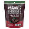 Hersheys Special Dark Organic Miniatures Mildly Sweet Dark Chocolate Candy Bars Individually Wrapped 4.2 Oz Bag