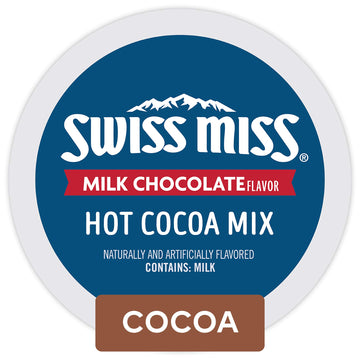 Swiss Miss Milk Chocolate Hot Cocoa, Keurig Single-Serve Hot Chocolate K-Cup Pods, 96 Count