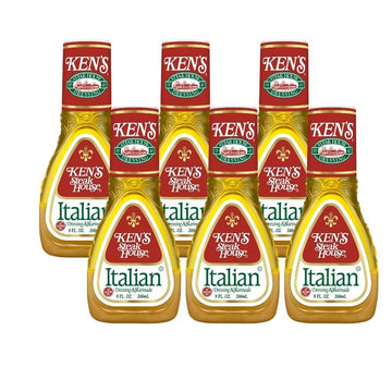 Ken's Steak House Italian Dressing & Marinade (9 Fl Oz, Pack of 6)