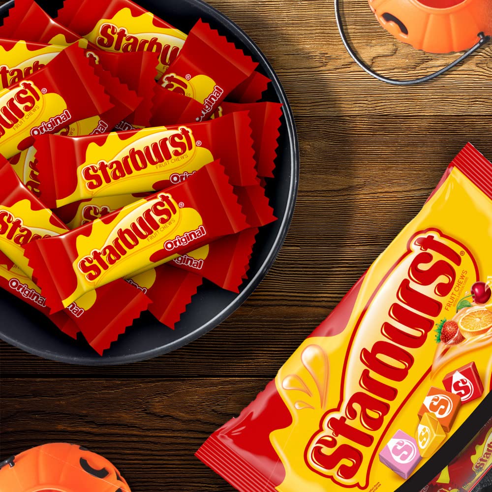 Starburst Original Fruit Chews Fun Size Halloween Candy, 10.58 Oz Bag