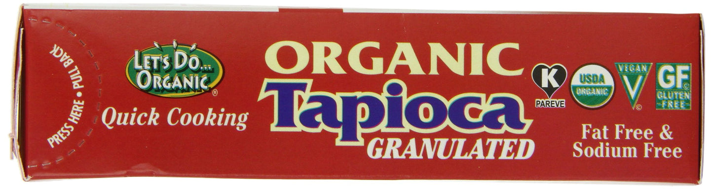 Let'S Do Organic Organic Tapioca Granules, 6 Ounce Boxes (Pack Of 6)