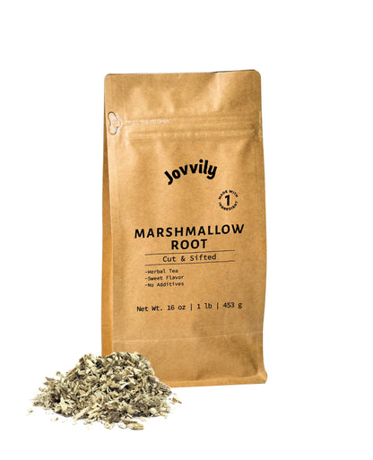 Jovvily Marshmallow Root - 1 lb - Cut & Sifted - Herbal Tea