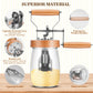 Tanedar Pro Butter Churner Set - 35oz Glass Jar, Anti-Slip Mat, Cheesecloth, Butter Mold & 2 Paddles - DIY Kitchen Gift