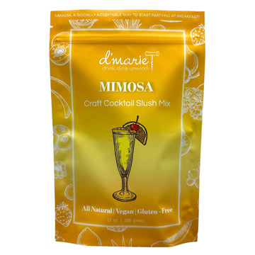 DMARIE Frozen Cocktail Drink Mix - All Natural Low Sugar Mixer - 10 Ounce Pouch