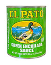 El Pato Green Enchilada Sauce, Salsa Verde, 28 oz Can, Kosher, Authentic Mexican Flavor (1.75 lbs)