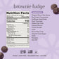 Boobie Lactation Cookies, Brownie Fudge | Vegan, Gluten-Free, Dairy-Free, Soy-Free Plant-Based Protein + Prebiotics | 5g Sugar,
