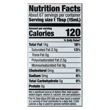 Spectrum Naturals Medit Extra Virgin Olive Oil 33.8 Oz -Pack Of 66