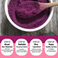 Orgnisulmte Purple Sweet Potato Powder 4.23 Oz, 100% Pure Natural Premium Purple Yam Powder For Food Coloring 120G