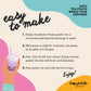 Thoughtfully Gourmet, Mini Boba Party Set, Makes 16 Tasting Portions Of Bubble Tea, Includes Mango, Taro, Strawberry &Lychee Fla