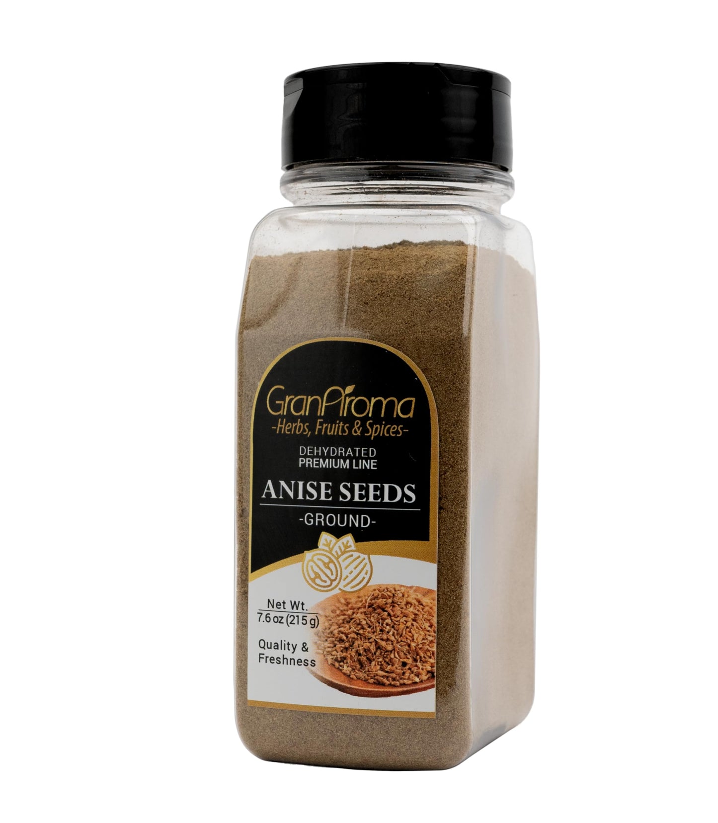 Granaroma Ground Anise Seeds, Sweet, Aromatic Spice, Baking & Cooking (7.6 Ounce)