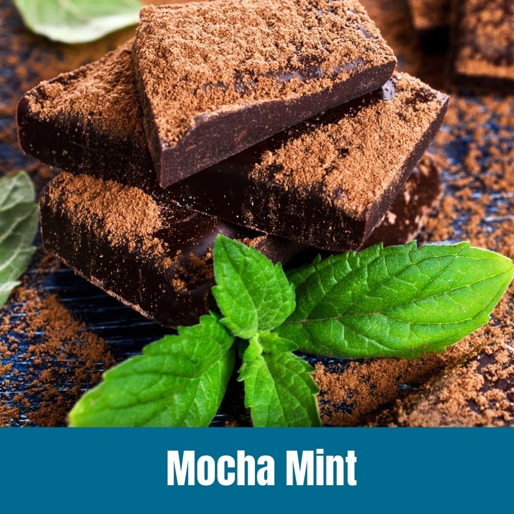 Door County Coffee - Mocha Mint, Dark Chocolate & Mint Flavored Ground Coffee - Medium Roast, 10 Oz Bag