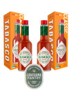 Tabasco 2 Pack Hot Sauce 5 oz Bottle Bundled by Louisiana Pantry (Original Red Pepper)