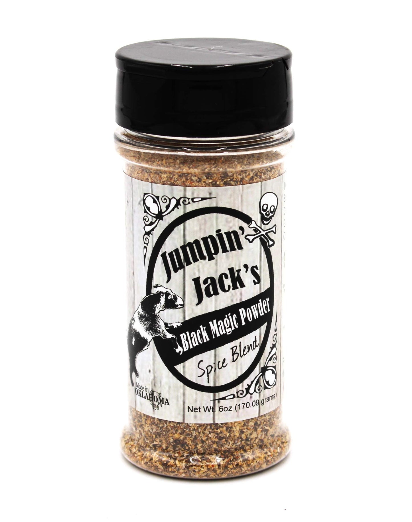 Jumpin Jacks Deep Fork Jumpin Jacks Black Magic Powder - All Natural Gourmet Specialty Spice Blend - Flavorful All-Purpose Sea