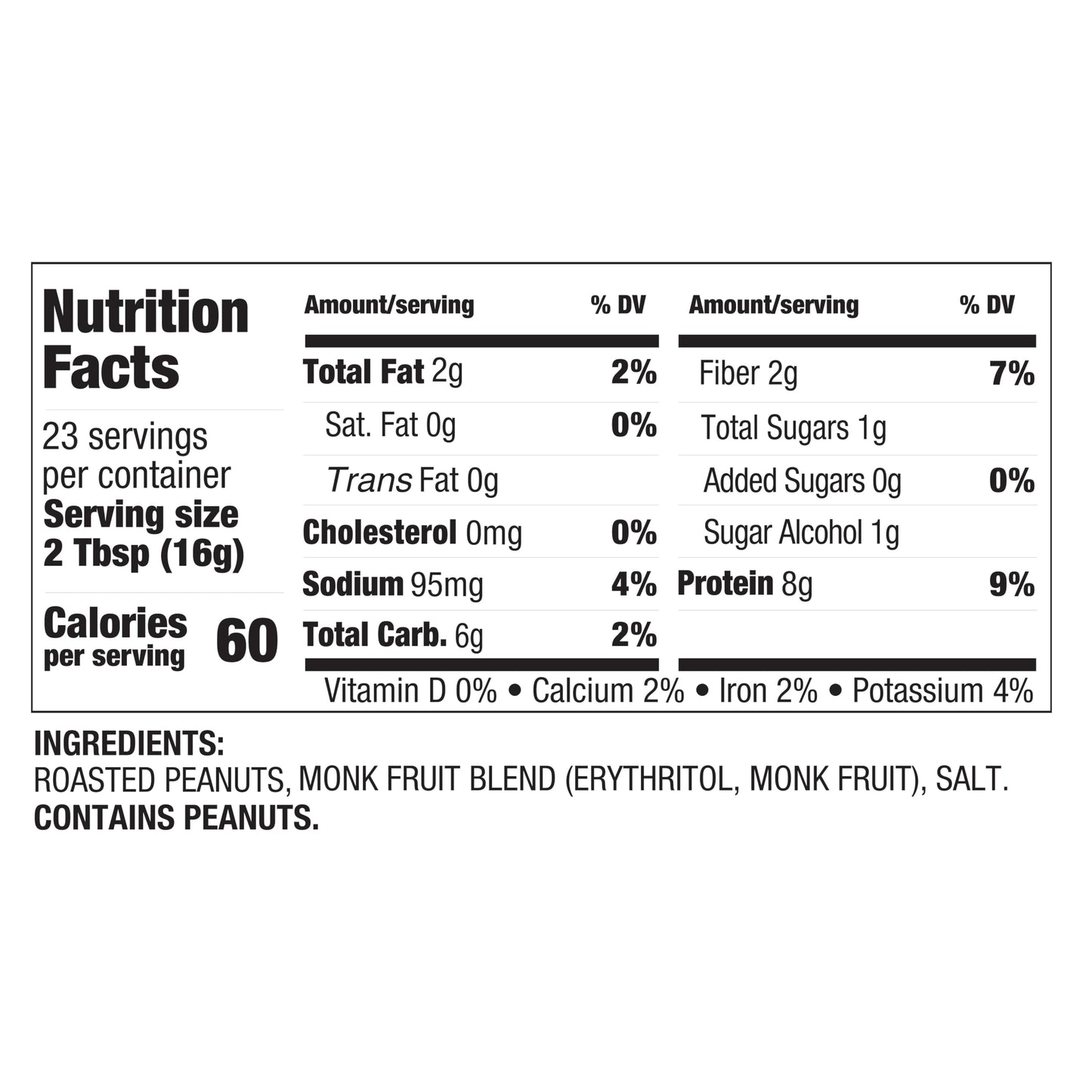 PBfit No Sugar Added Peanut Butter Powder, Powdered Peanut Butter Spread from Real Roasted Peanuts, 8g Protein, Made with Erythr